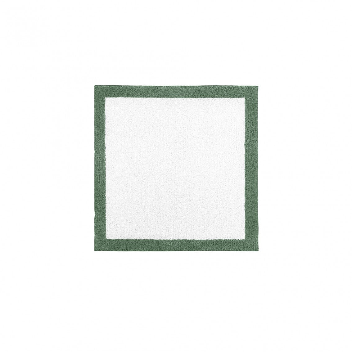 Egoist Border Bath Rug - JADE - 24''x24'' | Square