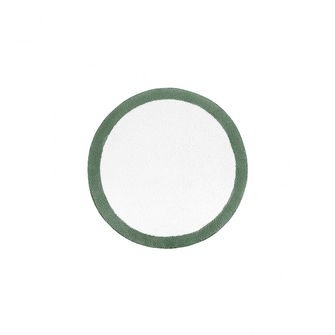 Egoist Border Bath Rug - JADE - Ø 39'' | Round