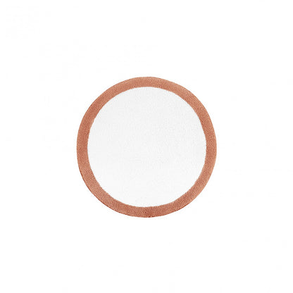 Egoist Border Bath Rug - TERRACOTA - Ø 39'' | Round