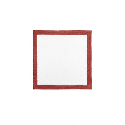 Egoist Border Bath Rug - CHERRY - 24''x24'' | Square