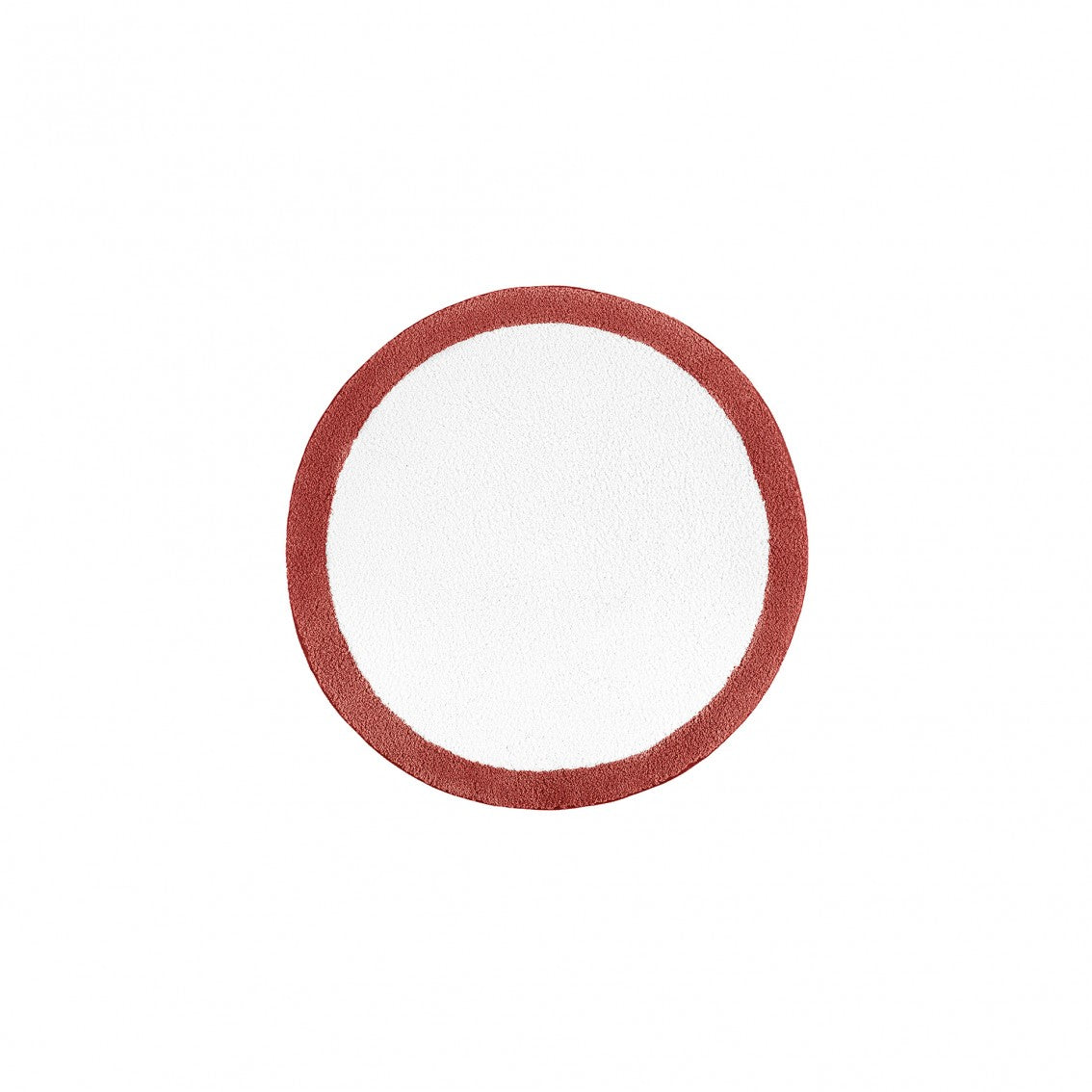 Egoist Border Bath Rug - CHERRY - Ø 39'' | Round