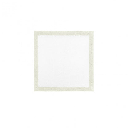 Egoist Border Bath Rug - DOVE - 24''x24'' | Square