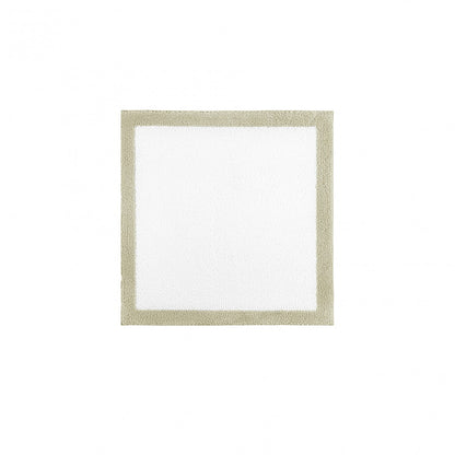 Egoist Border Bath Rug - SAGE - 24''x24'' | Square