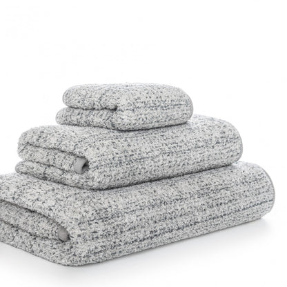 Porto Bath Towel by Graccioza in SILVER/STORM