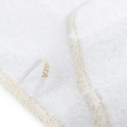 Parson Washcloth - WHITE/GOLD