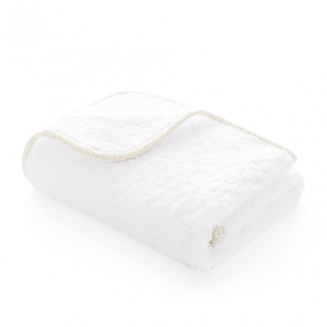 Parson Washcloth - WHITE/GOLD
