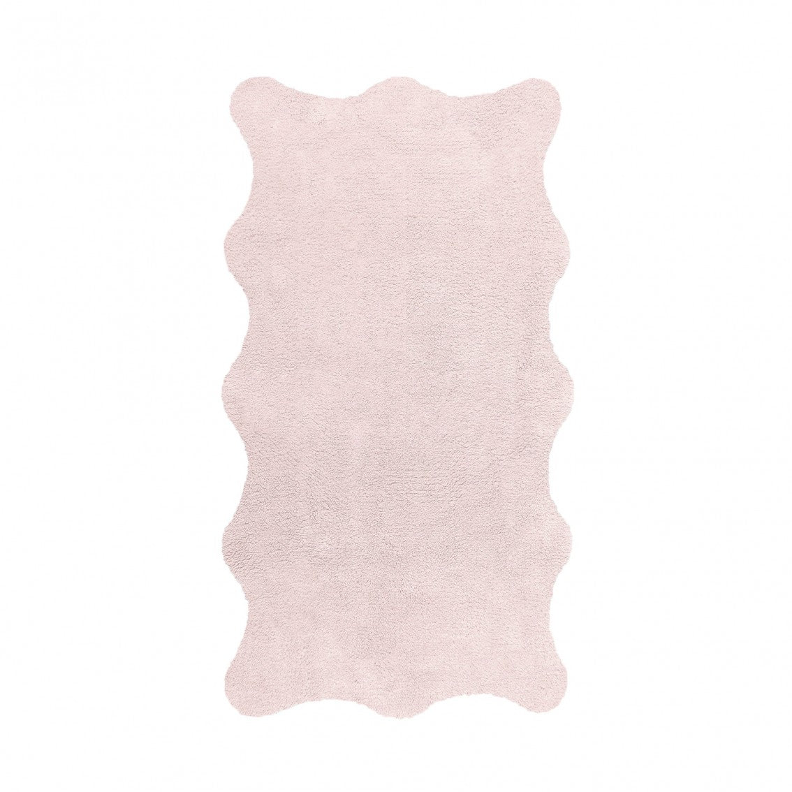 Plain Egoist Bath Rug - PEARL - 28'' x 47'' | Scalloped