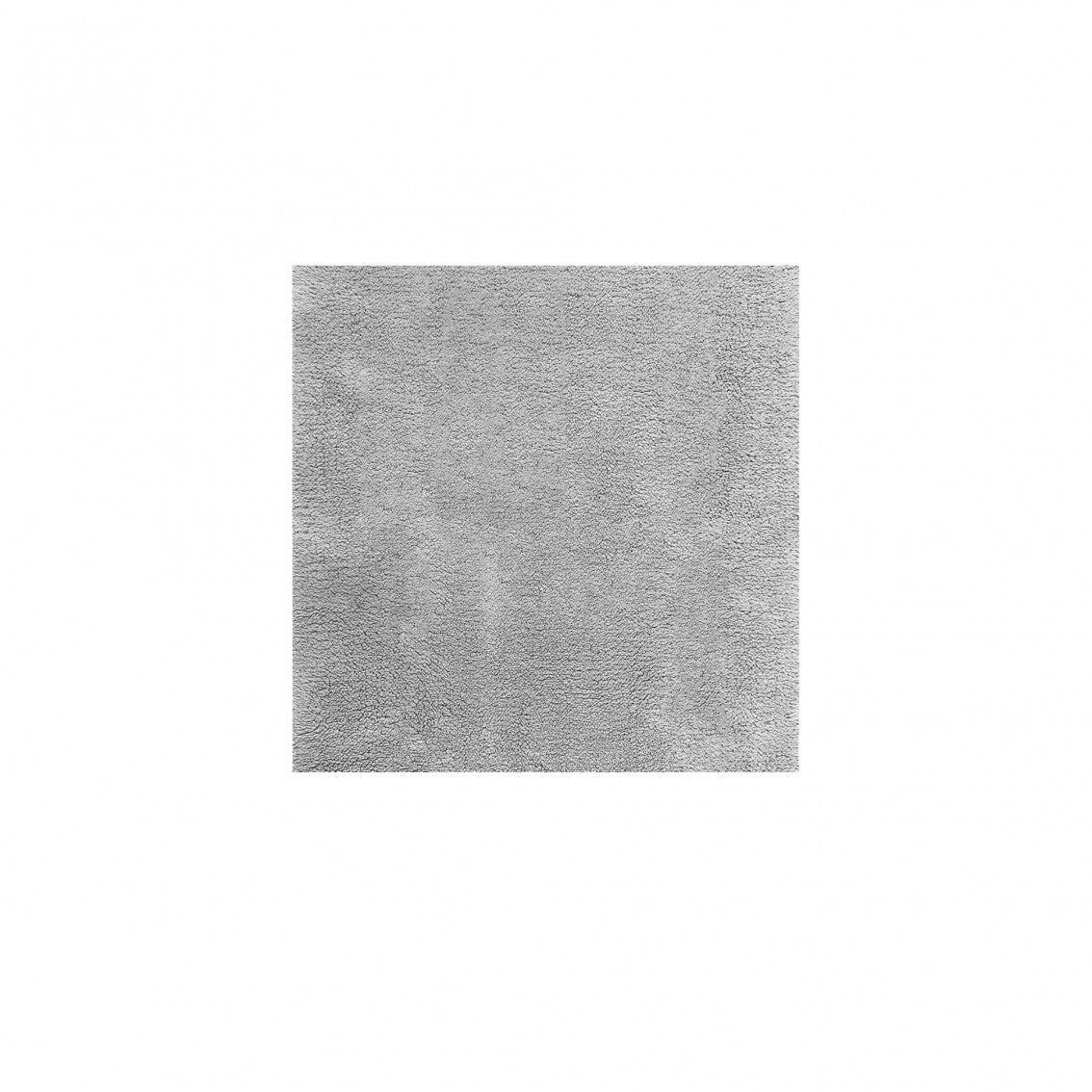 Plain Egoist Bath Rug - SILVER - 24''x24'' | Square
