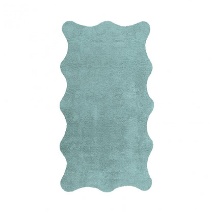 Plain Egoist Bath Rug - BALTIC - 28'' x 47'' | Scalloped