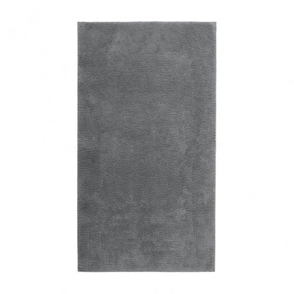 Plain Egoist Bath Rug - STEEL - 28'' x 47'' | Scalloped