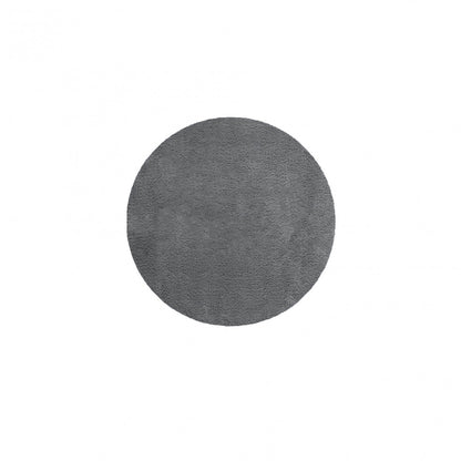 Plain Egoist Bath Rug - STEEL - Ø 39'' | Round