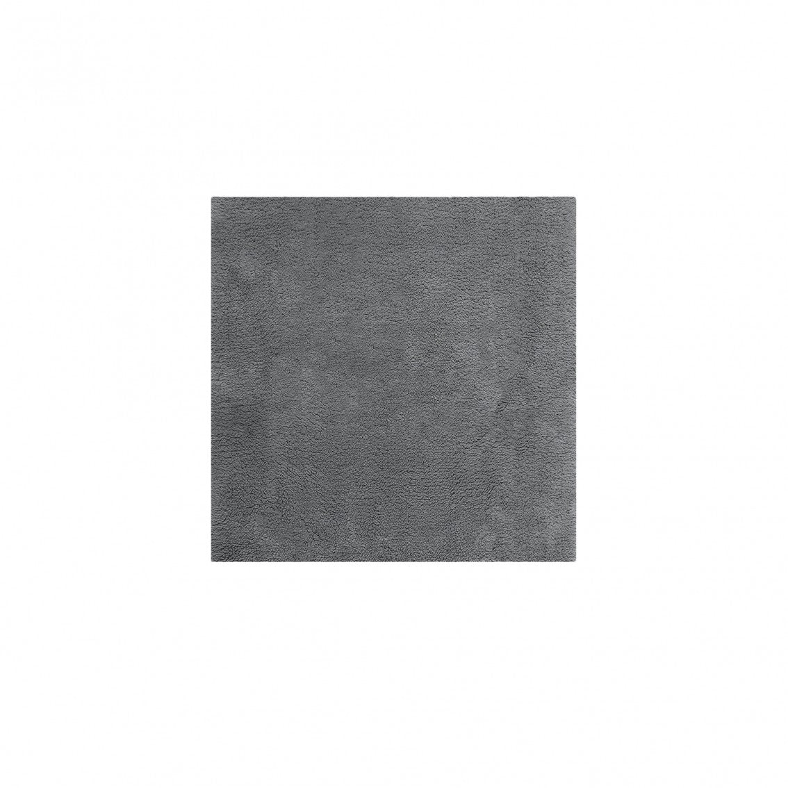Plain Egoist Bath Rug - STEEL - 24''x24'' | Square