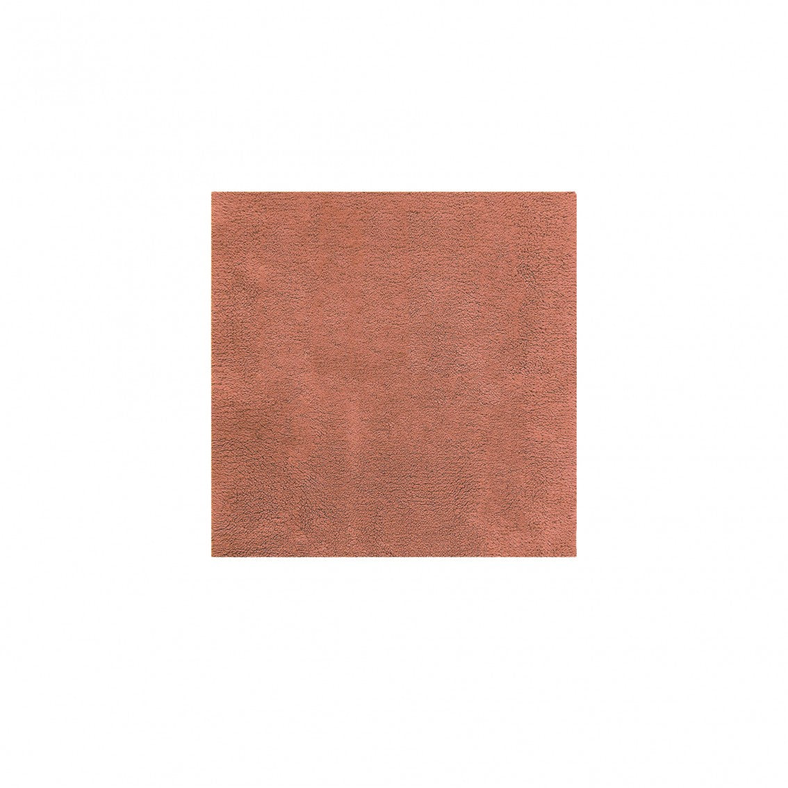 Plain Egoist Bath Rug - TERRACOTA - 24''x24'' | Square