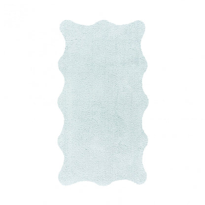 Plain Egoist Bath Rug - ICE - 28'' x 47'' | Scalloped