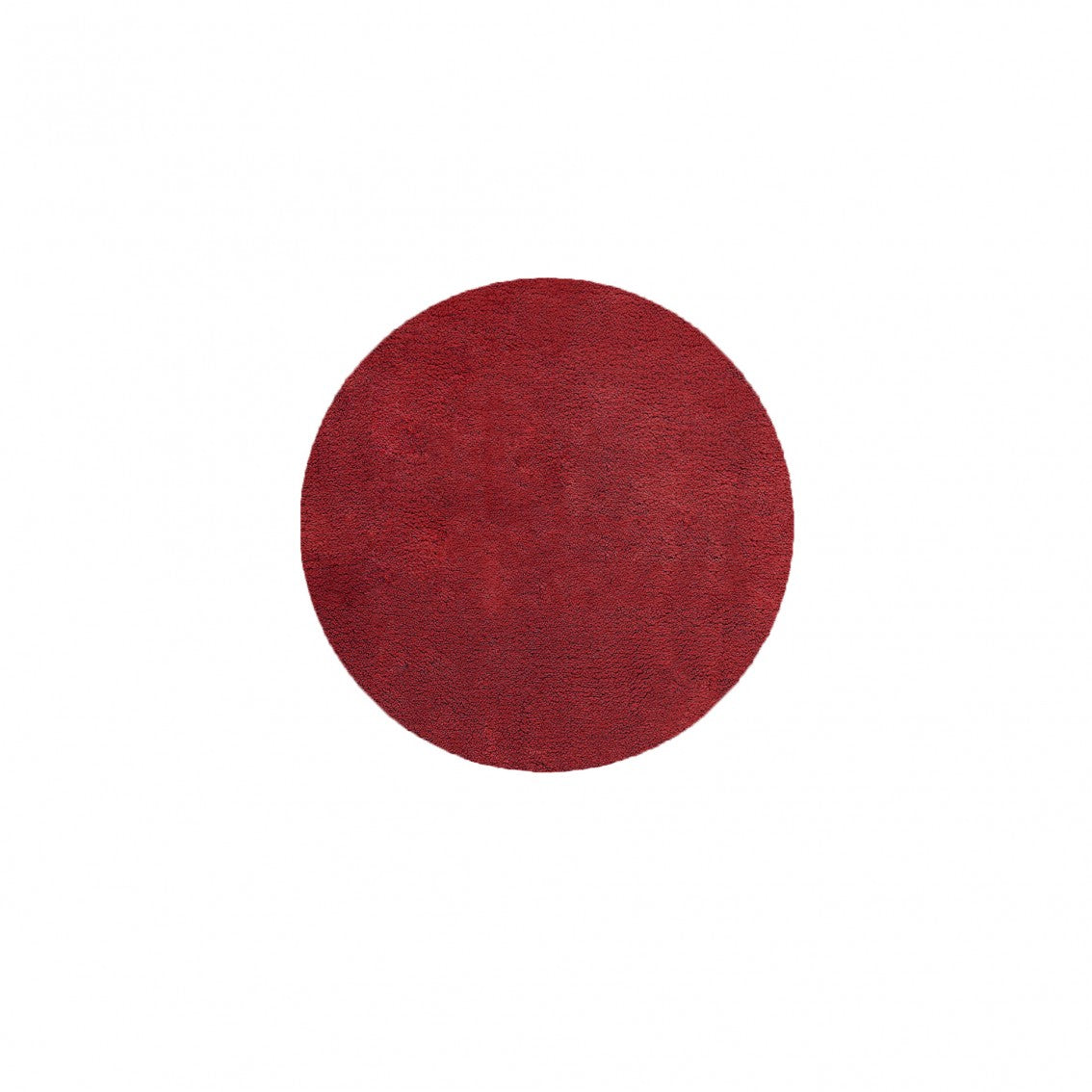 Plain Egoist Bath Rug - CHERRY - Ø 39'' | Round