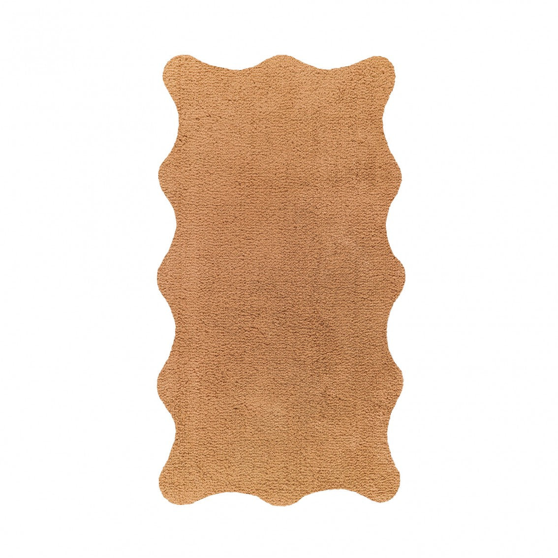 Plain Egoist Bath Rug - TOAST - 28'' x 47'' | Scalloped