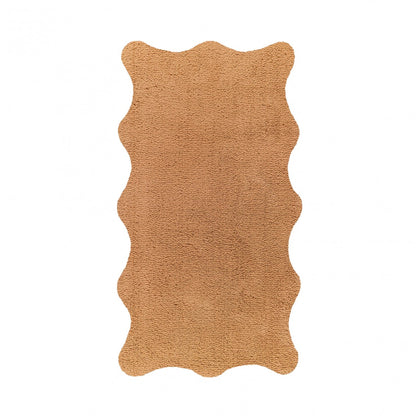 Plain Egoist Bath Rug - TOAST - 28'' x 47'' | Scalloped