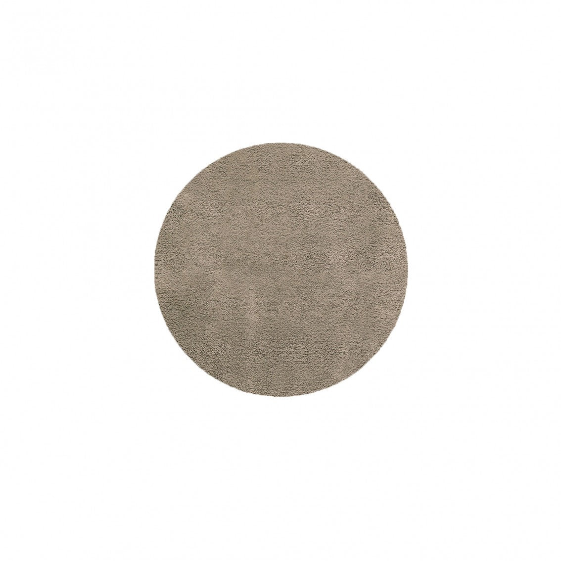 Plain Egoist Bath Rug - STONE - Ø 39'' | Round