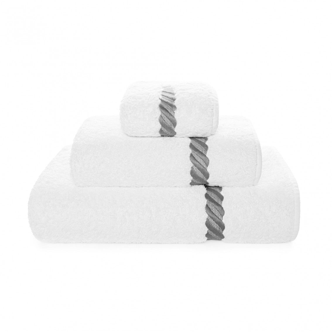 Simone Guest Towel - STEEL - 12''X20'' | Guest Towel