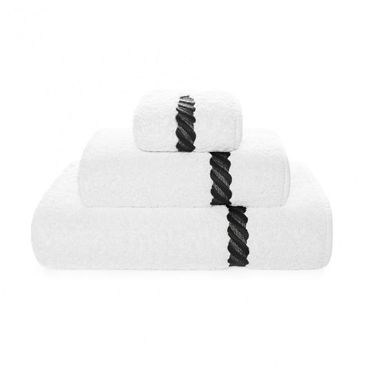 Simone Bath Towel - BLACK - 38''X59'' | Bath Sheet