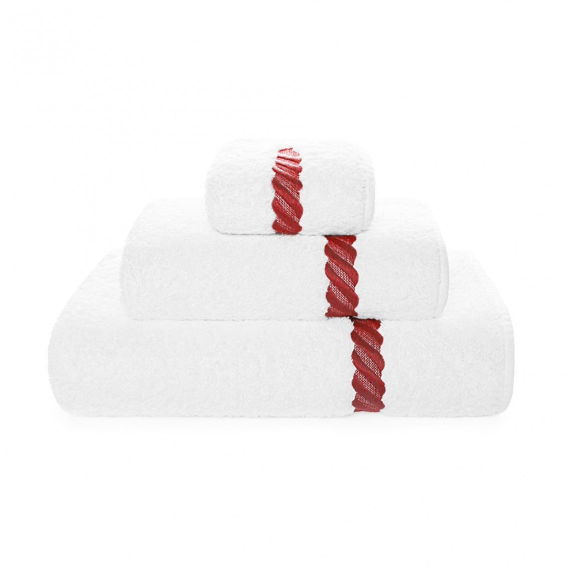 Simone Guest Towel - CHERRY - 12''X20'' | Guest Towel