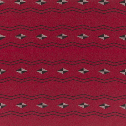 Saddle Blanket Fabric by Ralph Lauren in Red/ Black