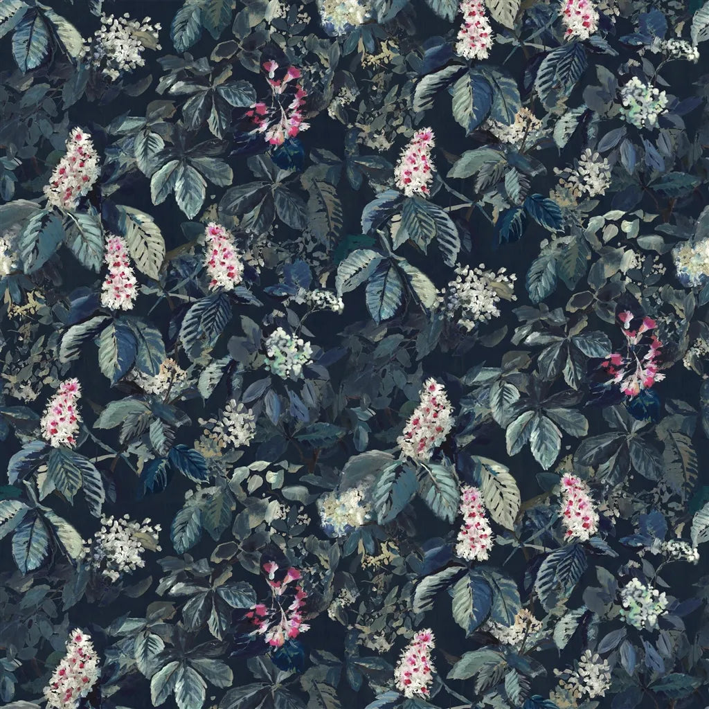 Pasqueflower Fabric by Designers Guild in Indigo