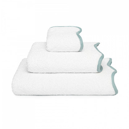 Portobello Scalloped Hand Towel by Graccioza in BALTIC