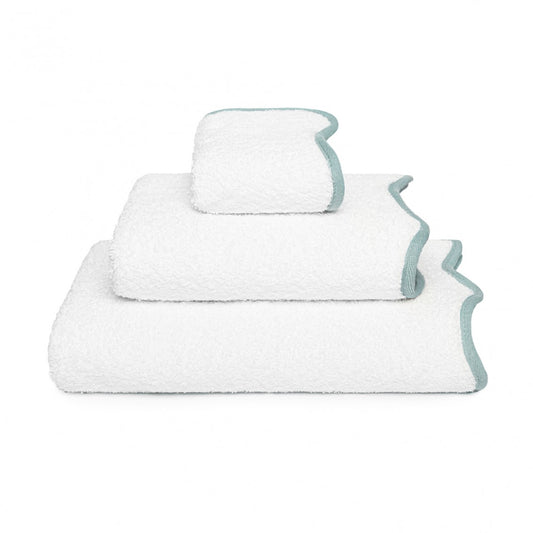 Portobello Scalloped Guest Towel - BALTIC - 12''X20'' | Guest Towel