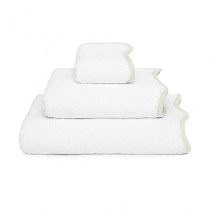 Portobello Scalloped Guest Towel - DOVE - 12''X20'' | Guest Towel