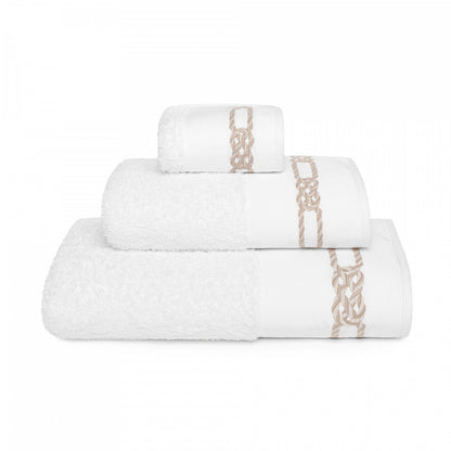 Velluto Bath Towel - WHITE
