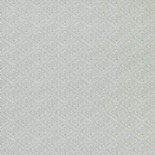 Diamond Trellis Wallpaper by Salvesen Graham in Duck Egg