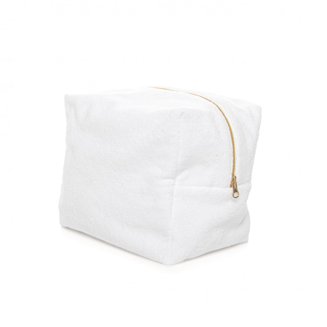 Egoist Cosmetic Bag - WHITE - 10''X6''x8''
