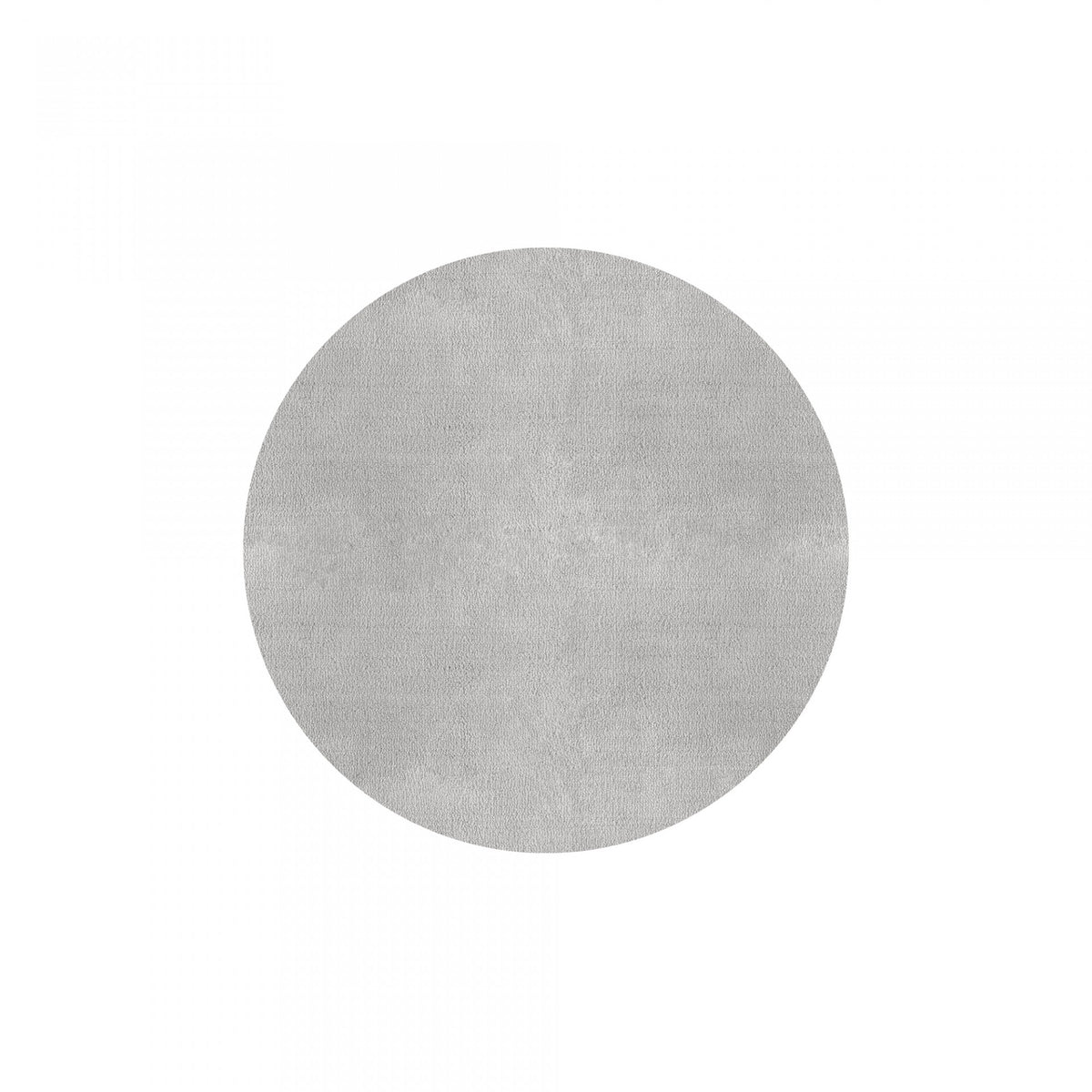 Plain Area Rug by Graccioza in Cloud, Round