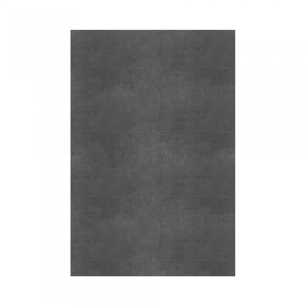 Plain Area Rug by Graccioza in Steel, Rectangular