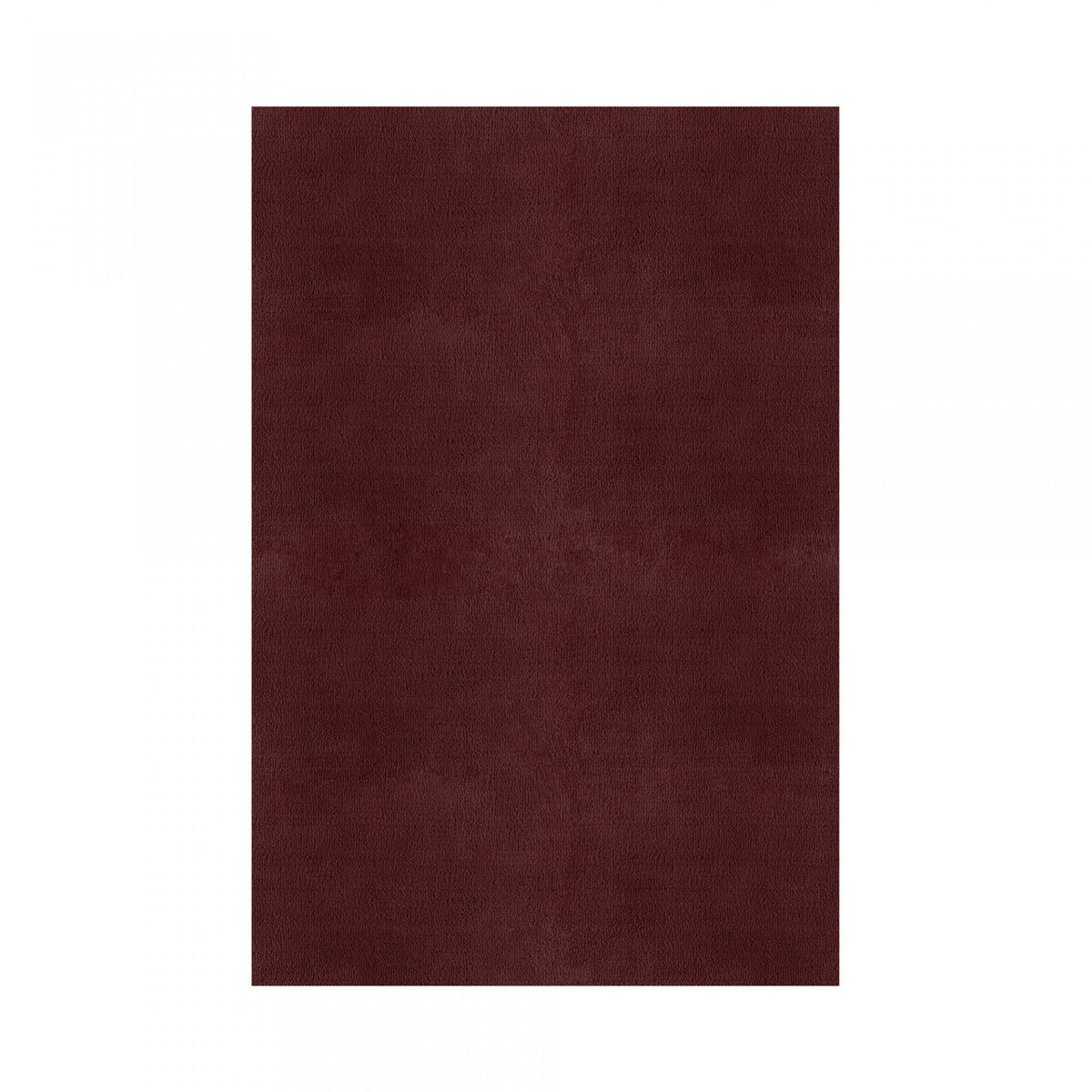 Plain Area Rug by Graccioza in Bordeaux, Rectangular