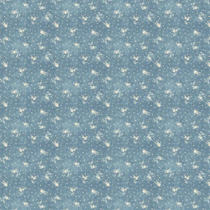 Wells Batik Fabric by Ralph Lauren in Chambray