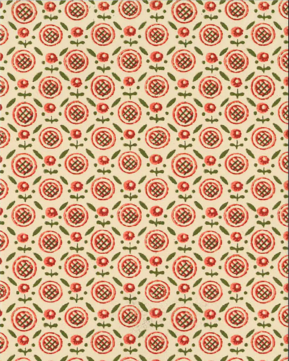 Barton Wallpaper by Fleurons d'Hélène in Nasturtium