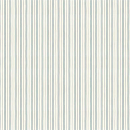 Ferry House Stripe Fabric by Ralph Lauren in Chambray