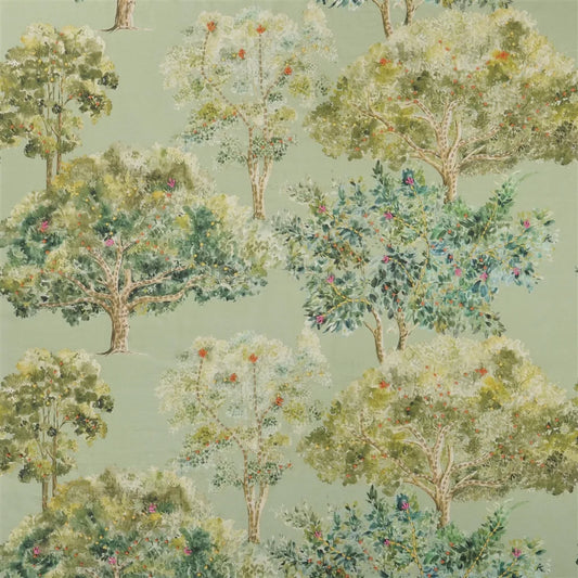 Bosquet Sauvage Fabric by Designers Guild in Forest