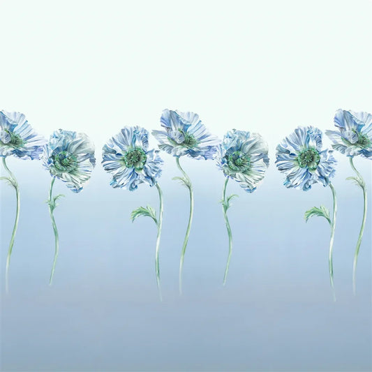 Coquelicot Wallpaper Panel by Designers Guild in Delft