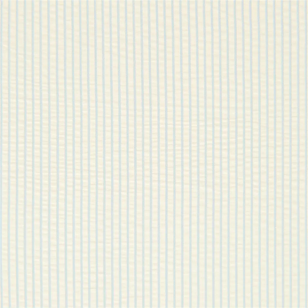 Summertime Seersucker Fabric by Ralph Lauren in Chambray