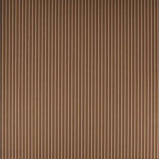 Repp Stripe Fabric by Ralph Lauren in Umber