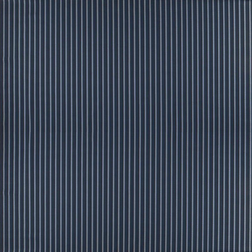 Repp Stripe Fabric by Ralph Lauren in Blue