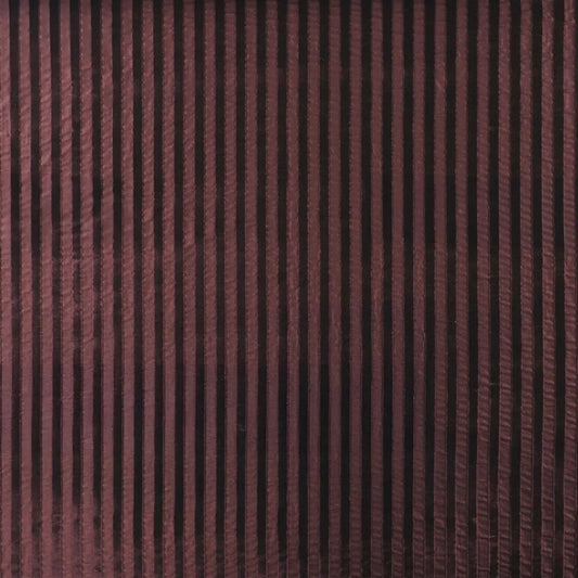 Brettingham Stripe Fabric by Ralph Lauren in Burgundy