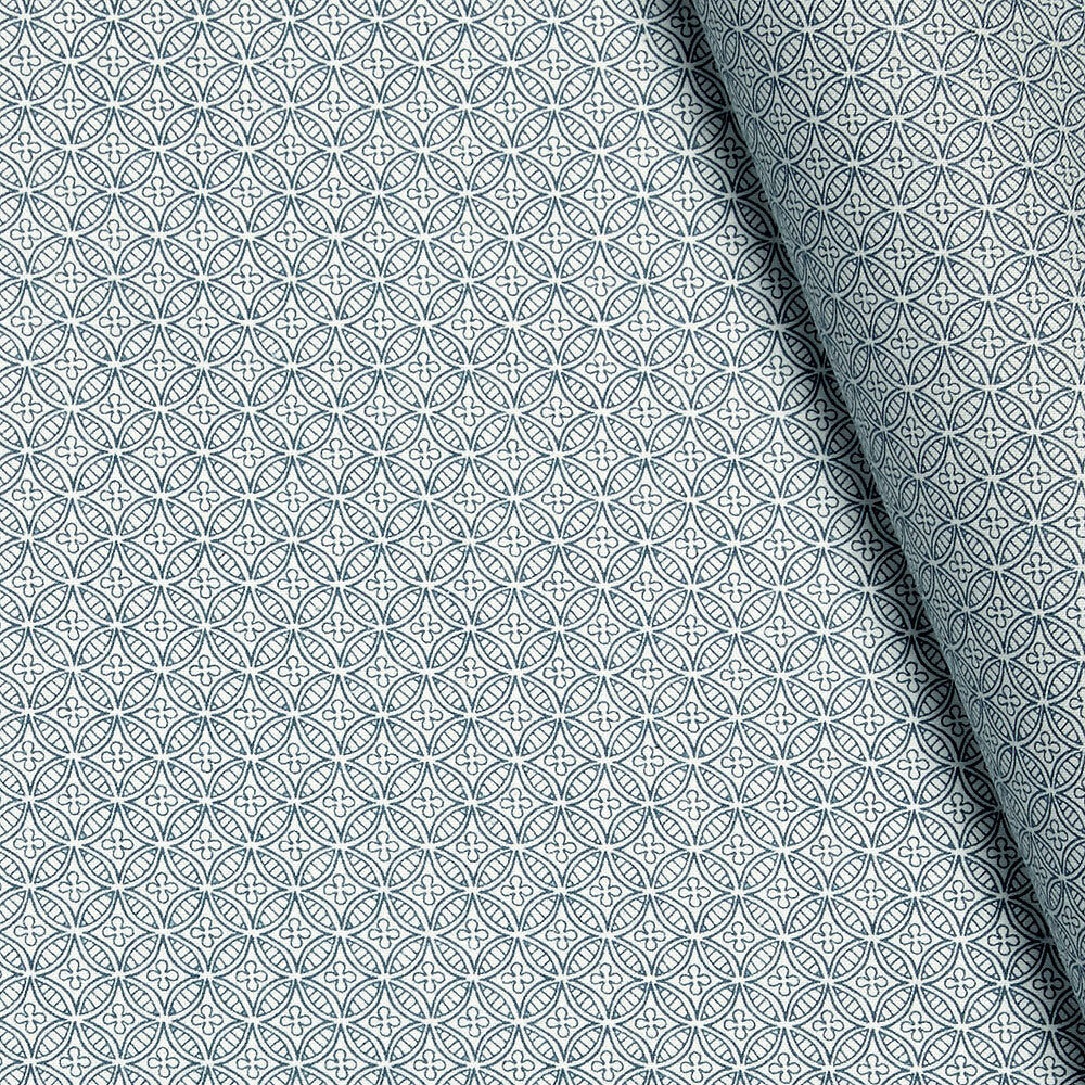 Moresque Fabric by Ian Sanderson in French Blue