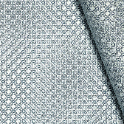 Moresque Fabric by Ian Sanderson in French Blue