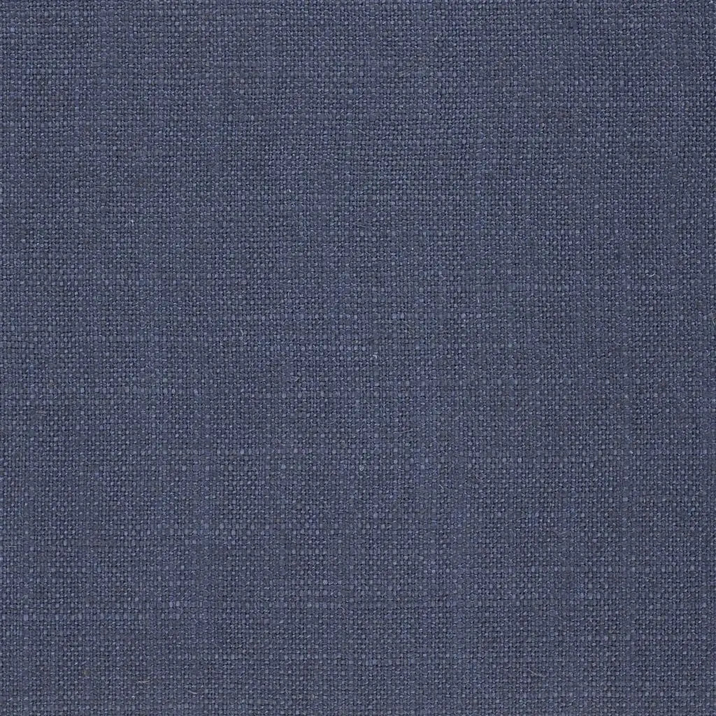Highland Linen Fabric by William Yeoward in Midnight