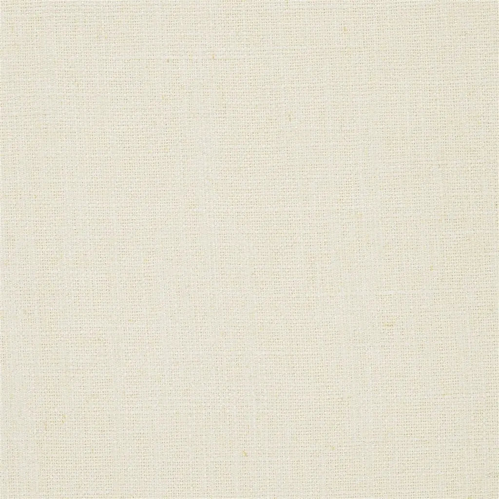 Highland Linen Fabric by William Yeoward in Blanco