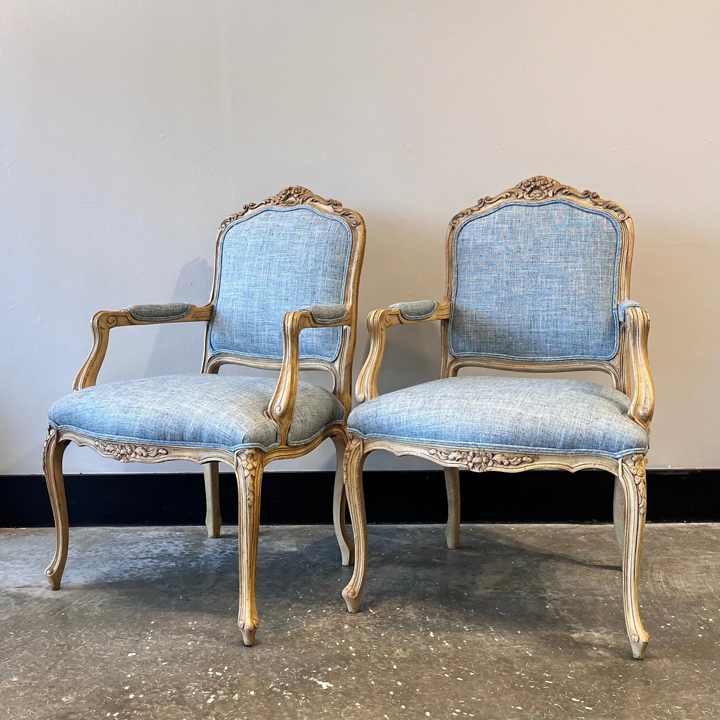 Solid Vintage French Chair